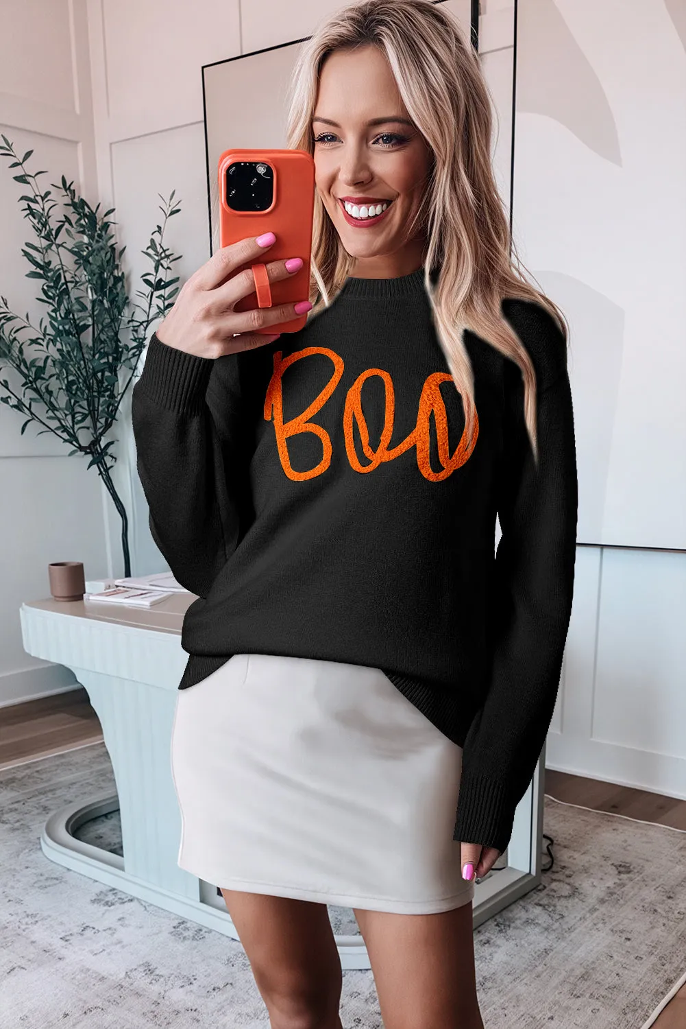 Boo Strickpullover Mit Geripptem Rand Und Schultern