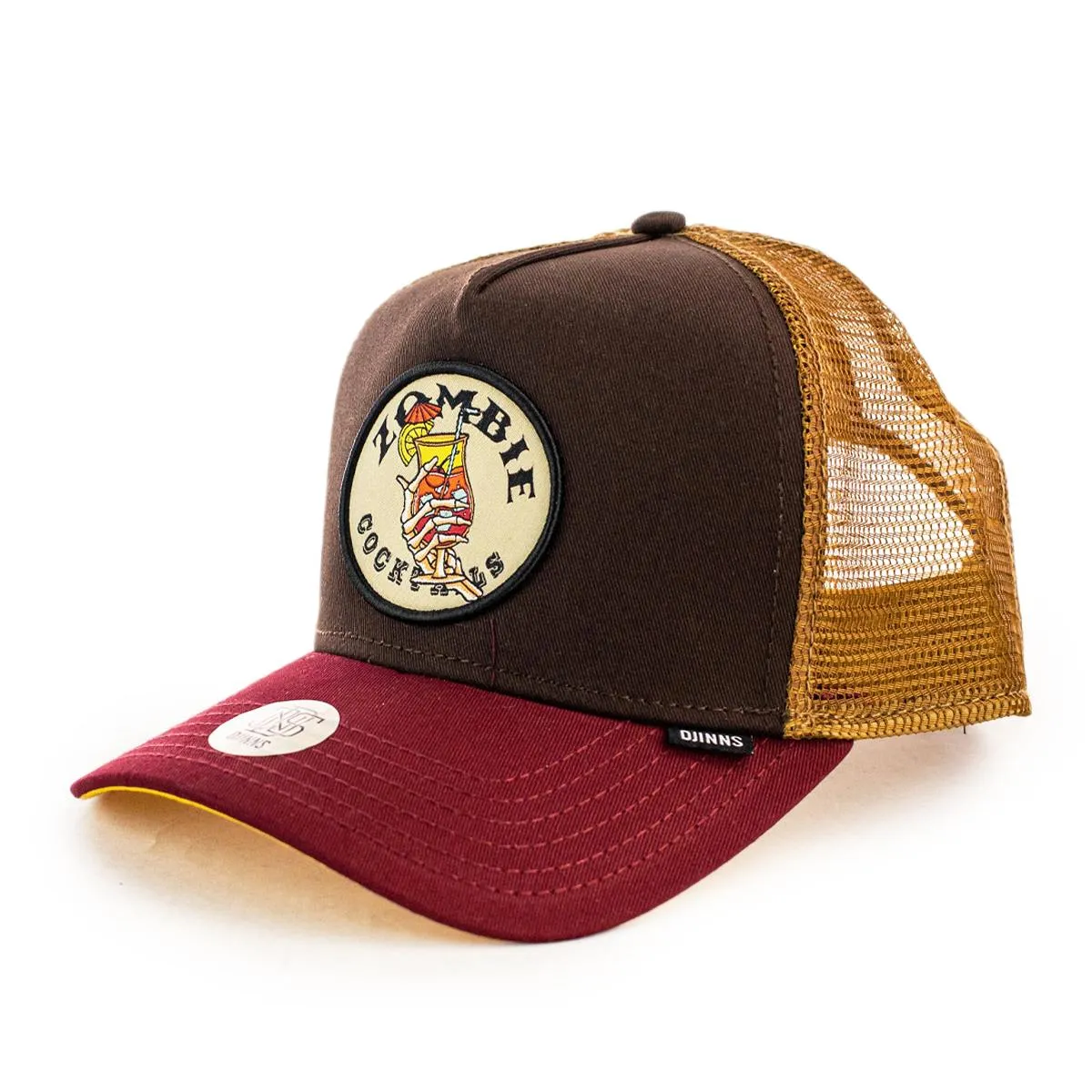 Djinns HFT Food Zombie Trucker Cap 1004463 - braun-rot