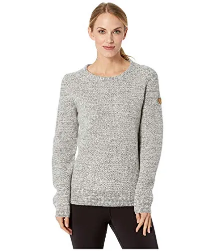 Fjällräven Damen Övik Structure Pullover, Egg Shell-grey, L EU