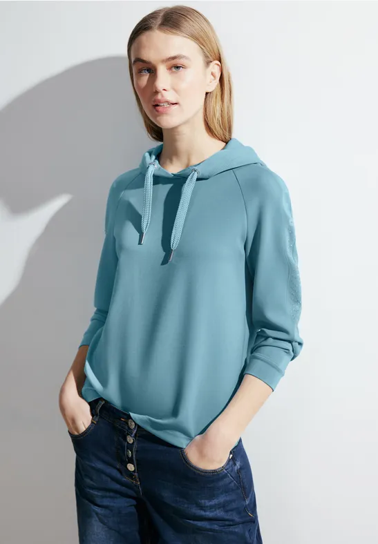 Hoodie mit Ärmeldetail