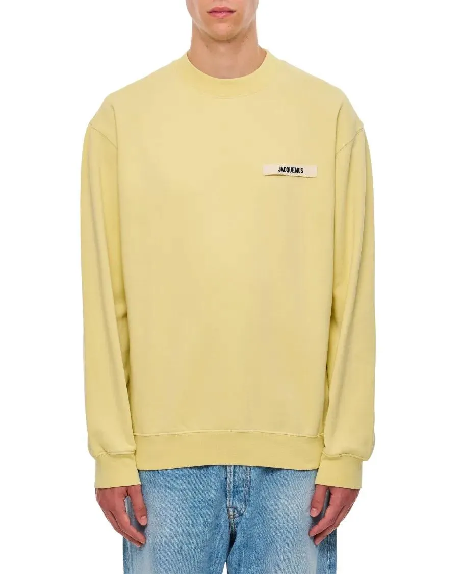   Jacquemus  Crewneck Sweatshirt Yellow  Sweatshirts 