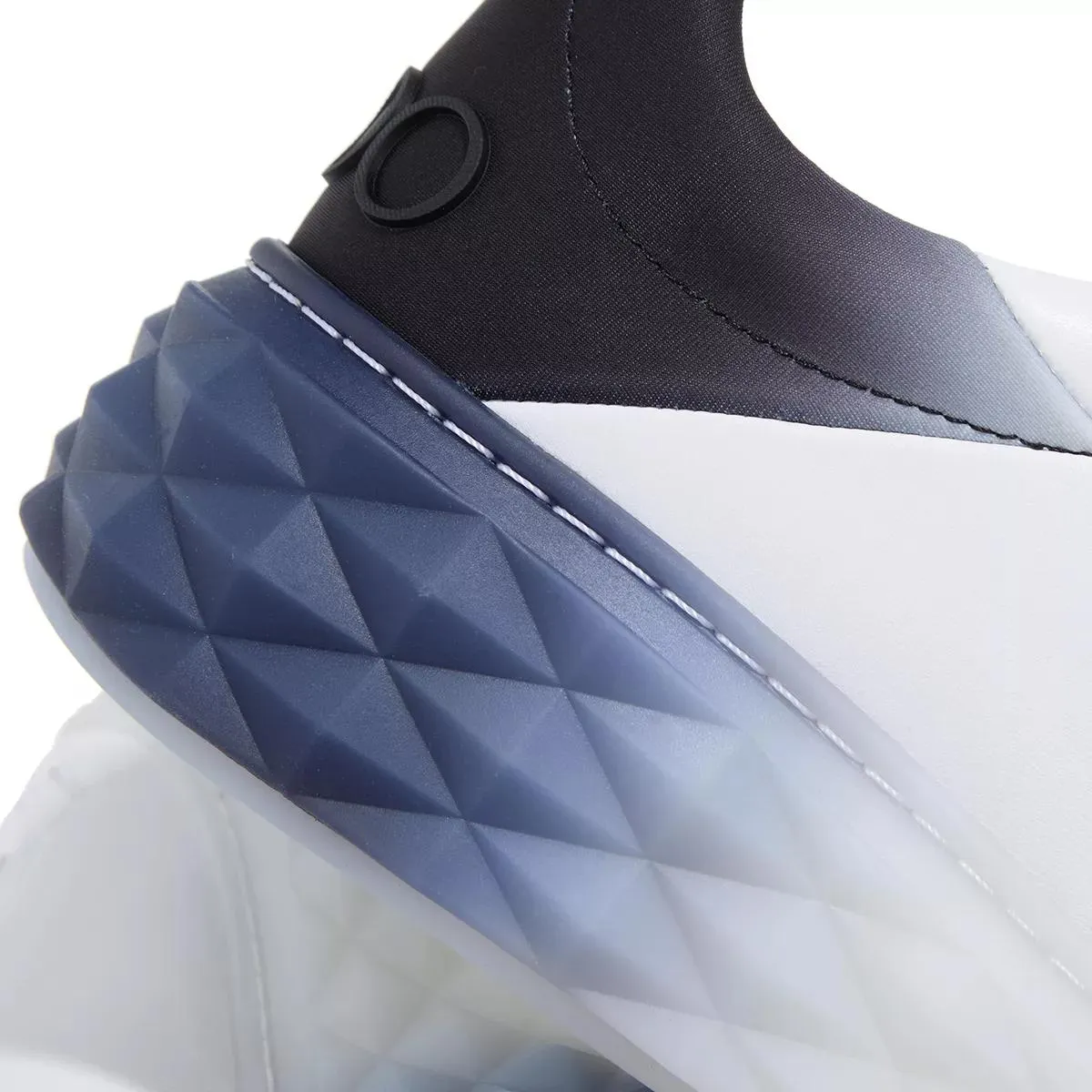   Jimmy Choo  Sneaker Diamond Maxi White / Black  Low-Top Sneaker 