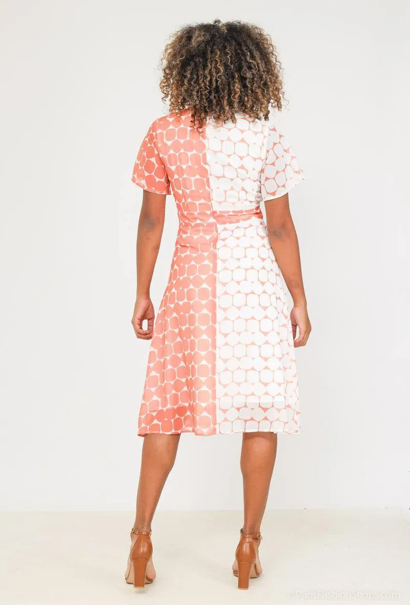 Kleid mit Polka-Dot-Print