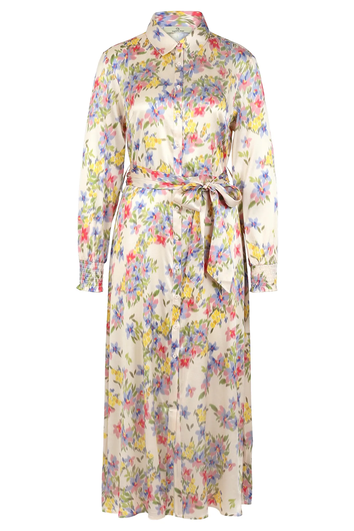 Kleid Smock aus Seidenstretch 