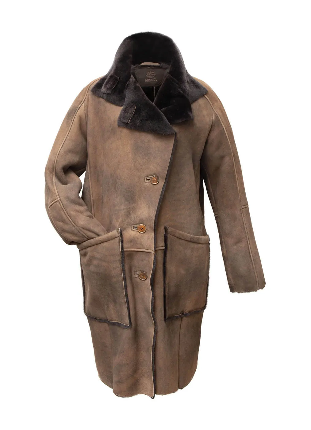 Lammfell Mantel Damen “Tibet”, kabok