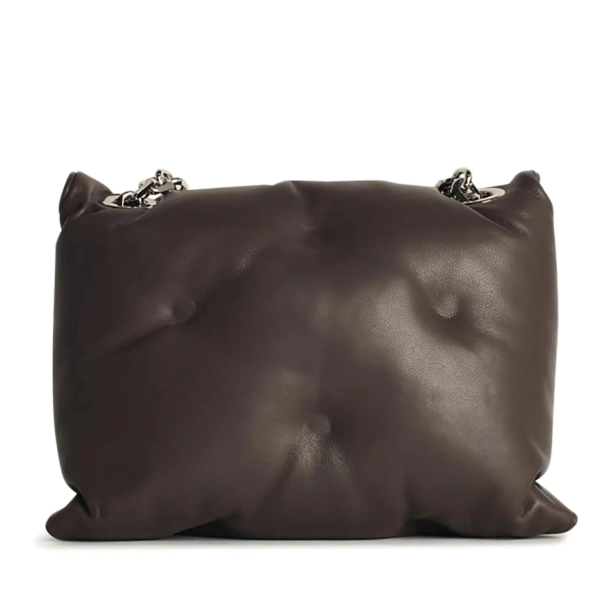   Maison Margiela  Glam Slam' Grey Leather Crossbody Bag Grey  Schultertasche 