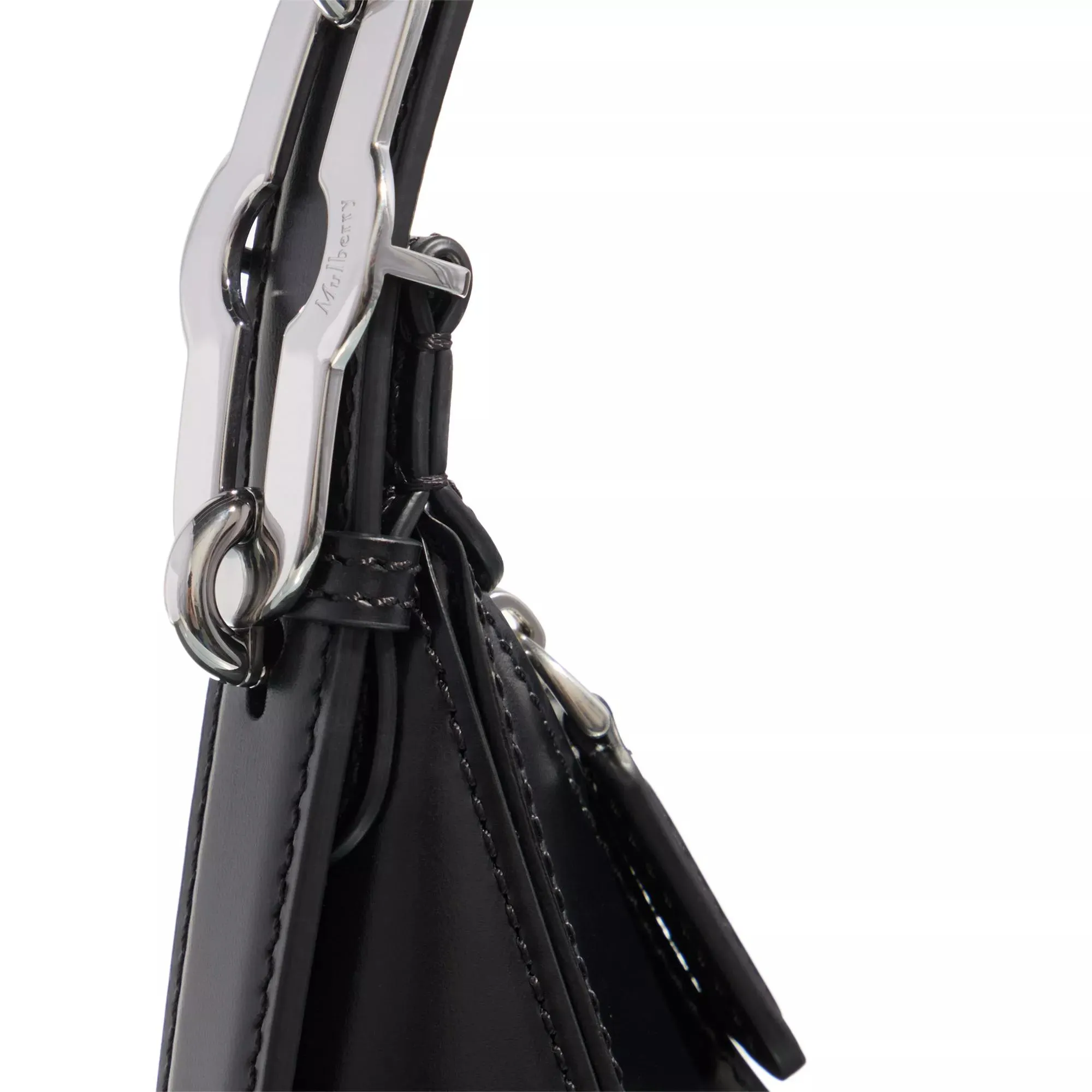   Mulberry  Pimlico Mini Hobo Super Lux Calf Black  Hobo Bag 