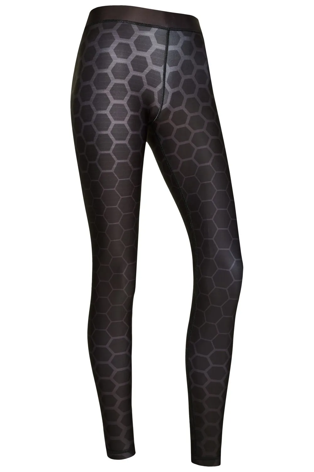 PX Damen Leggings, schw-grau, lang