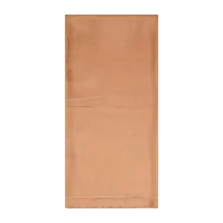   Saint Laurent  Pink Silk Scarf Brown