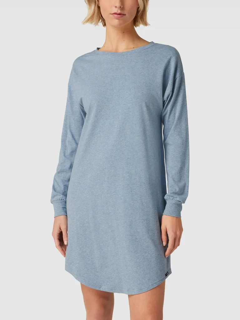 Skiny Nachthemd in Melange-Optik Modell 'Every Night' (blau) online kaufen