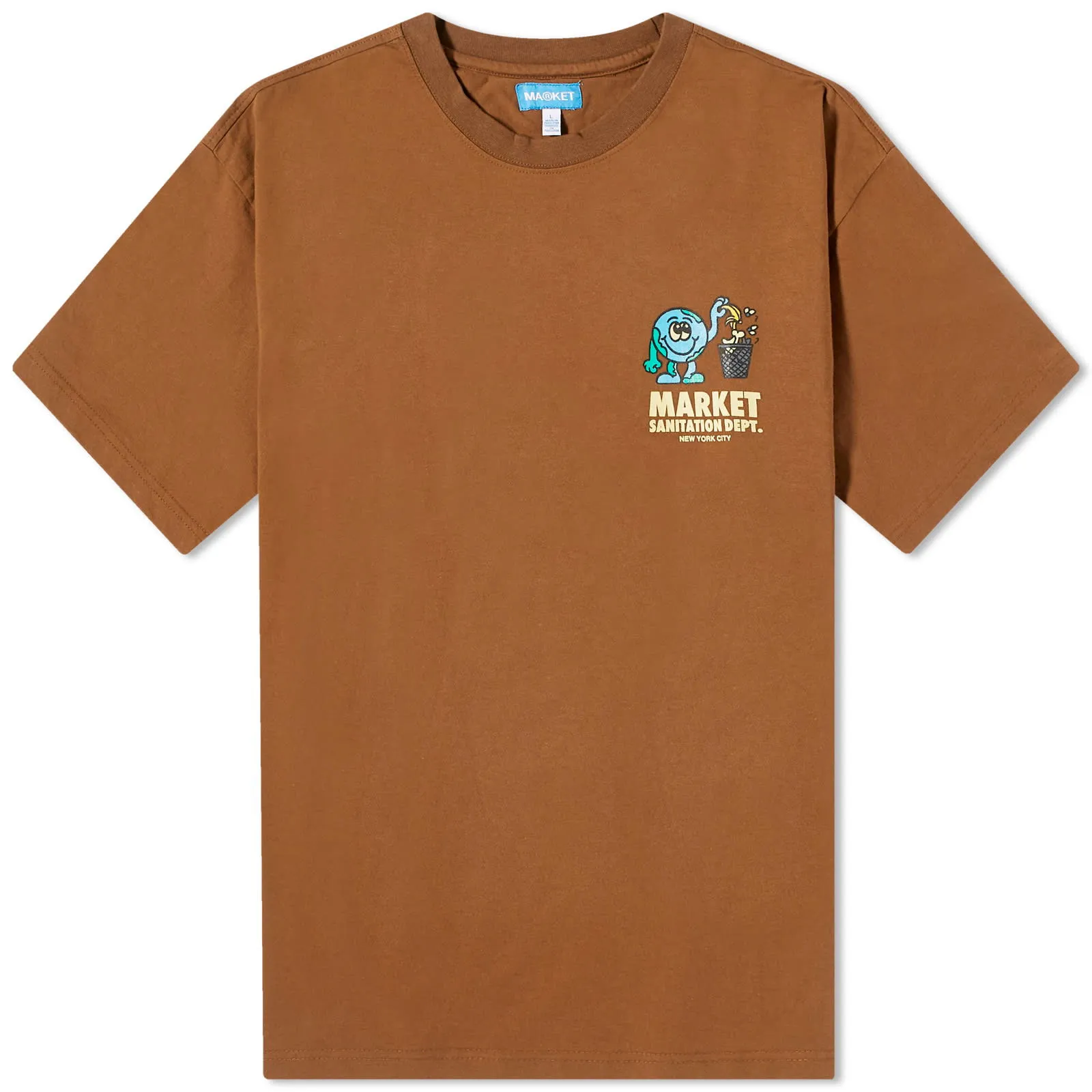 T-shirt MARKET Sanitation Dept T-Shirt 399001573-BRN